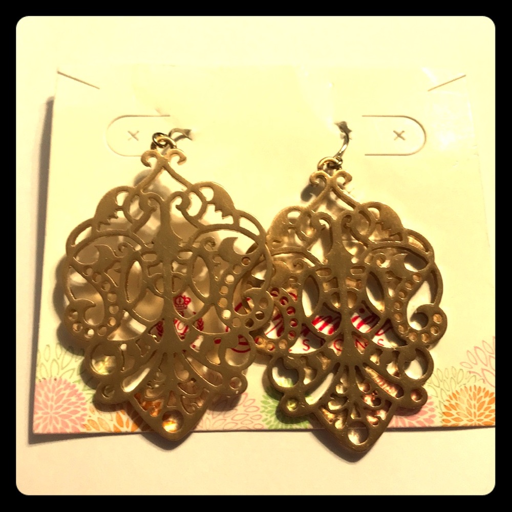 Beautiful patterned earrings